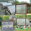 Heavy-Duty Clear Waterproof Canopy Tarp with Grommets  for Garden, Patio, Plant Greenhouse, Camping, Chicken Coop