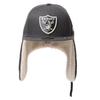 Era 59FIFTY Dog Ear Las Vegas Raiders Dark Pewter Cap Hat Unisex Flap Muff (JP Numeric Size 58.7 cm