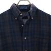 PENDLETON 70s Vintage Made In USA Check Pattern Long Sleeve Button Down Shirt Men's Used