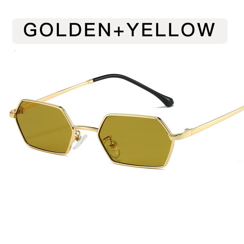 

Vintage Style Women Sun Glasses Polygon Shape Fashion Trendy Female Sunglasses European American Stylish Men Glass