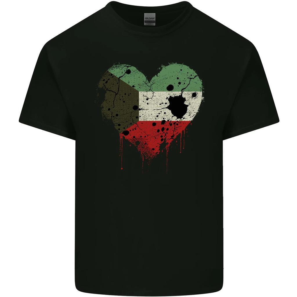 Love Kuwait Flag Kuwaiti Day Football Kids T-Shirt Childrens