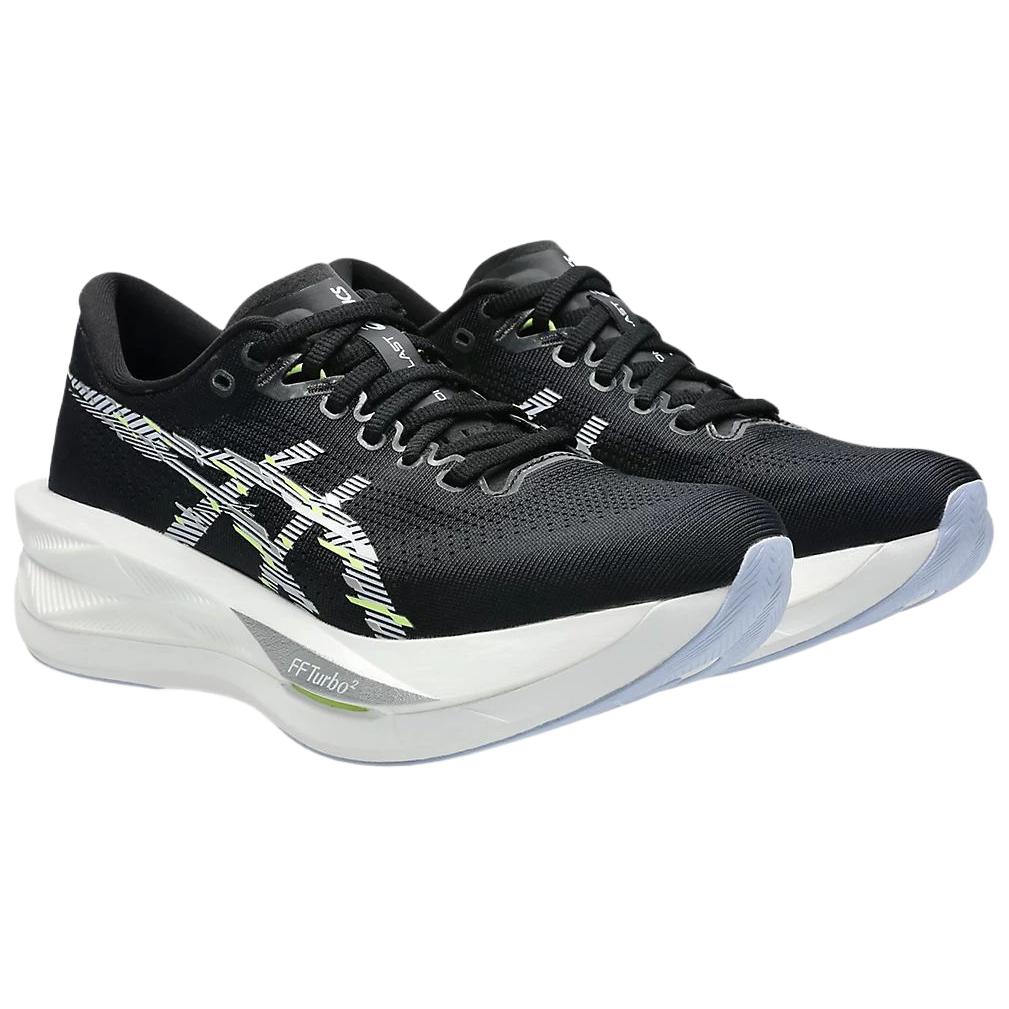 Asics  Sonicblast Black Green Women Sneakers Blue-Fade 1012B862-001