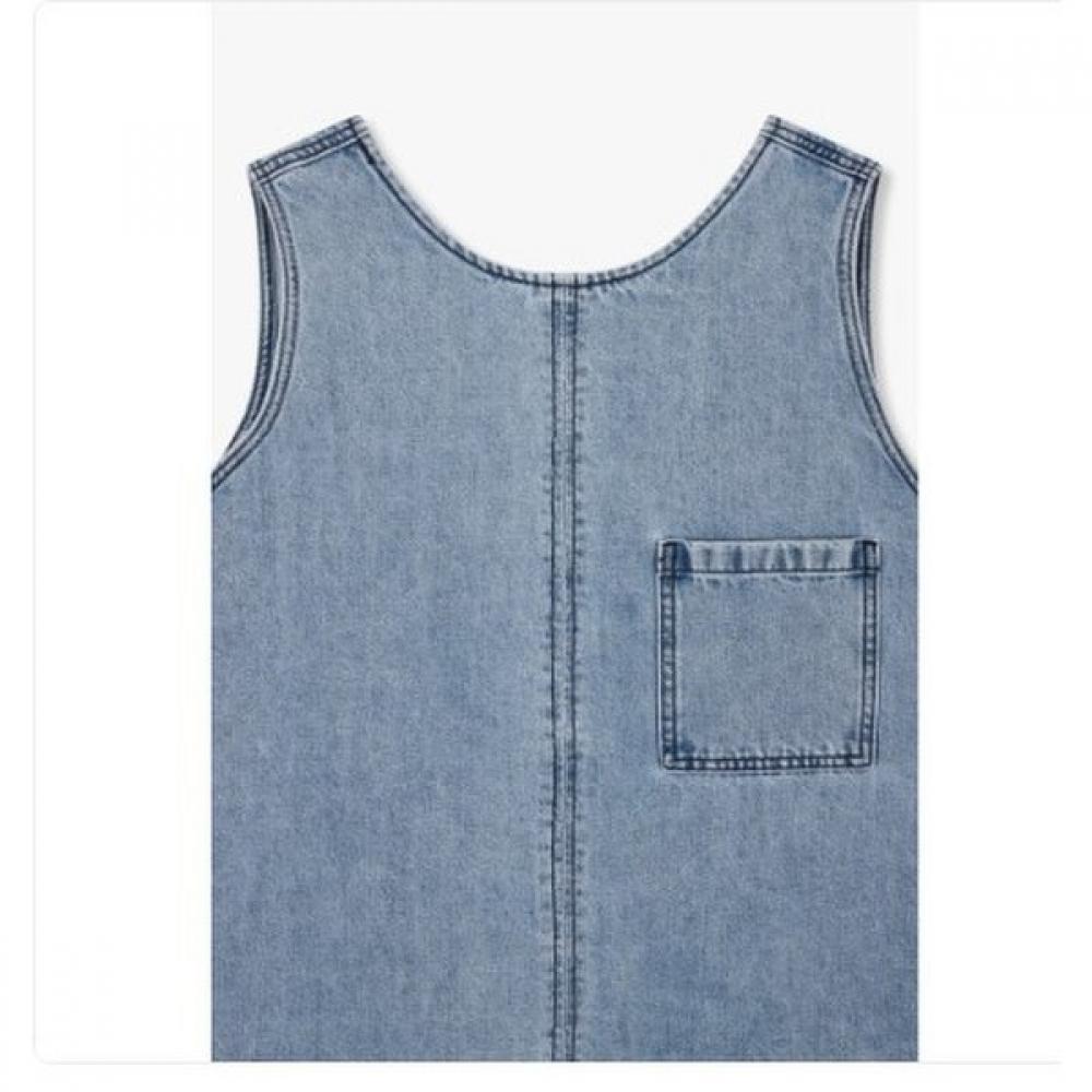 STUDIO TOMBOY Stitch Sleeveless Denim Dress 9165341873 