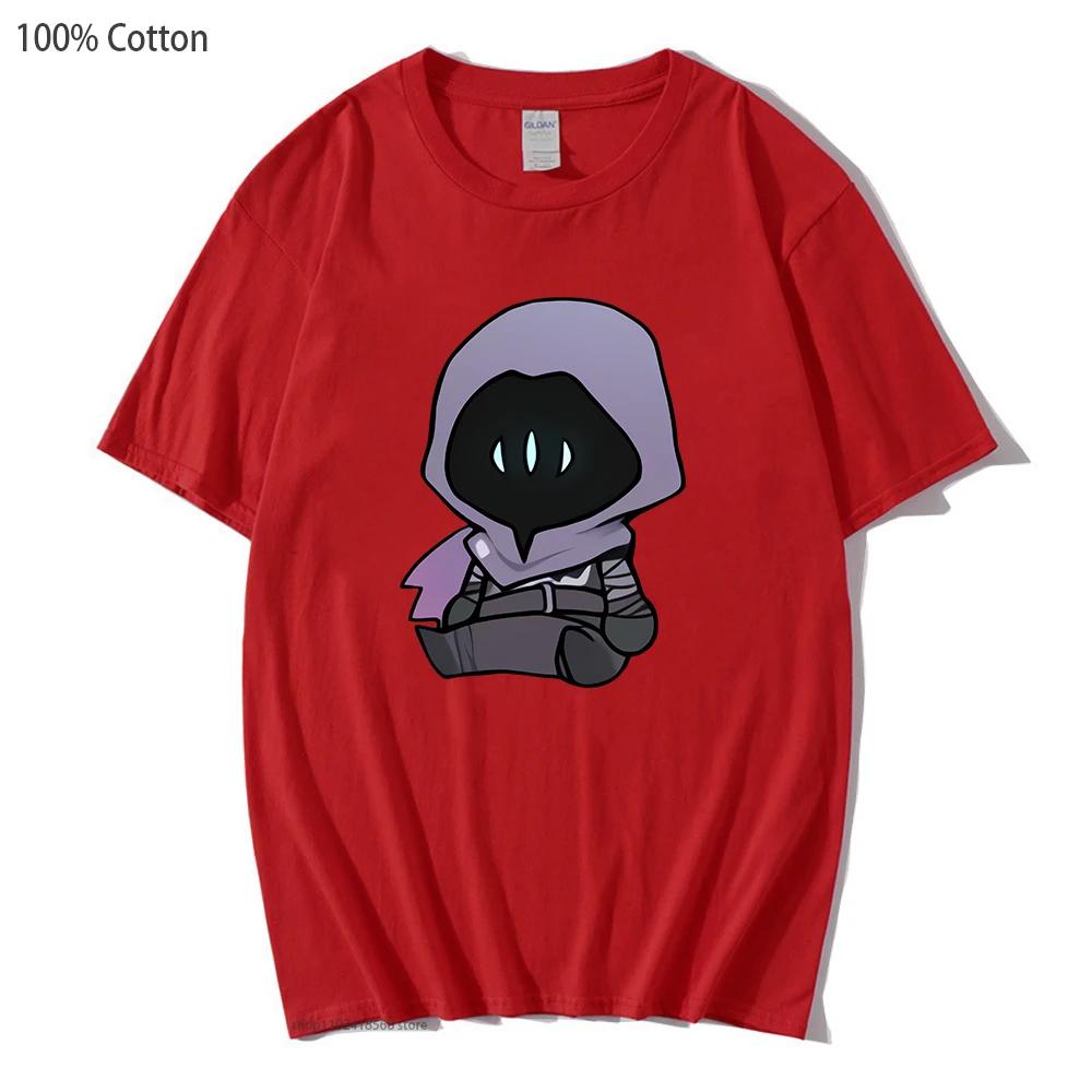 Omen VALORANT Kleidung Herren T-Shirt Vintage Kleidung für Teenager Studenten Harajuku Anime Cartoon Grafik T-Shirts Samt Oberteile