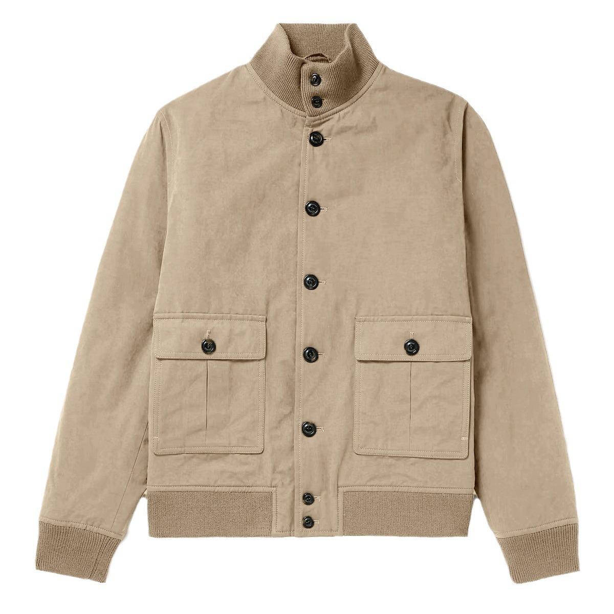 

Весенне-осеннее европейское и американское мужское пальто, шерстяная куртка, воротник в рубчик, низ с маятником, длинный рукав, куртка со стойкой XXL хаки