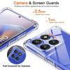 For Motorola Edge 50Neo 50 Neo S50 S 50 Edge50Neo MotoS50 Airbag Clear Silicone Soft Case Back Cover Protective Shell Carcase