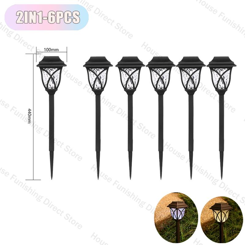 2025 Solar Yard Lights Bright Lawn Lights Outdoor Waterproof Led Solar Pathway Lights Landscape Path Lights Outdoor Decoration