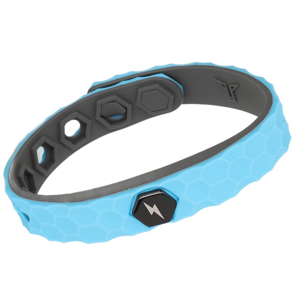 Negative Ions Bracelet Prevent Static Balance Energy Waterproof Lightweight Silicone Sports Wrist Strap for Running Cycling