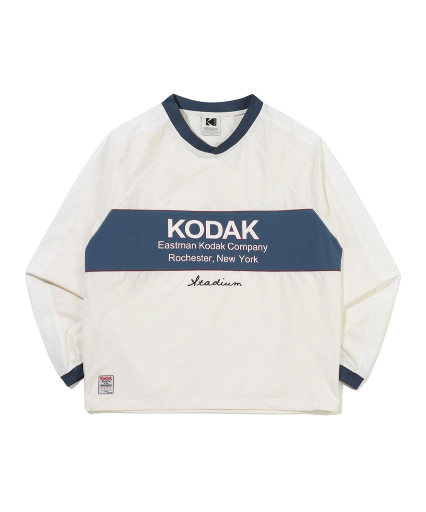 Kodak Gold Moment Color Block Long Sleeve Piste Ivory
