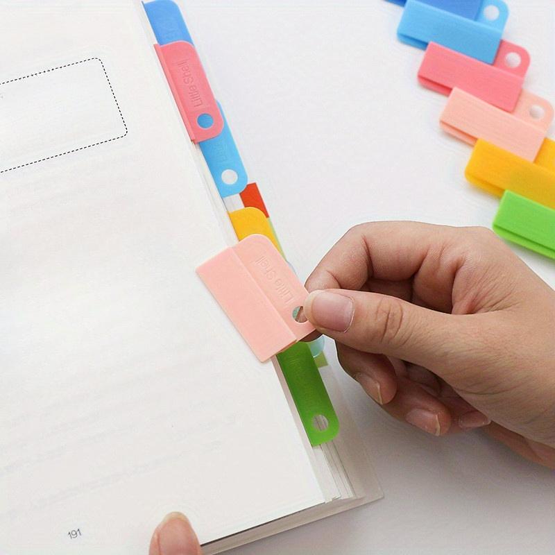 6pcs/lot Cute Paper Clips Kawaii Stationery Notebook Index Holder Journals Planner Clips Bookmarks for Book School Supplies