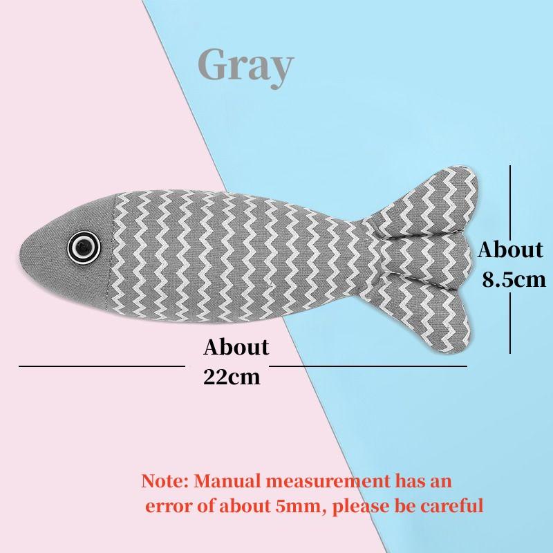 Teeth Grinding Catnip Toys Funny Interactive Plush Cat Toy Pet Kitten Chewing Vocal Toy Fish Bite Cat Mint For Cats