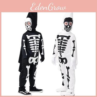Halloween-Kostüm für Kinder Einzigartiges Totenkopf-Cosplay-Outfit für Partys und Aufführungen