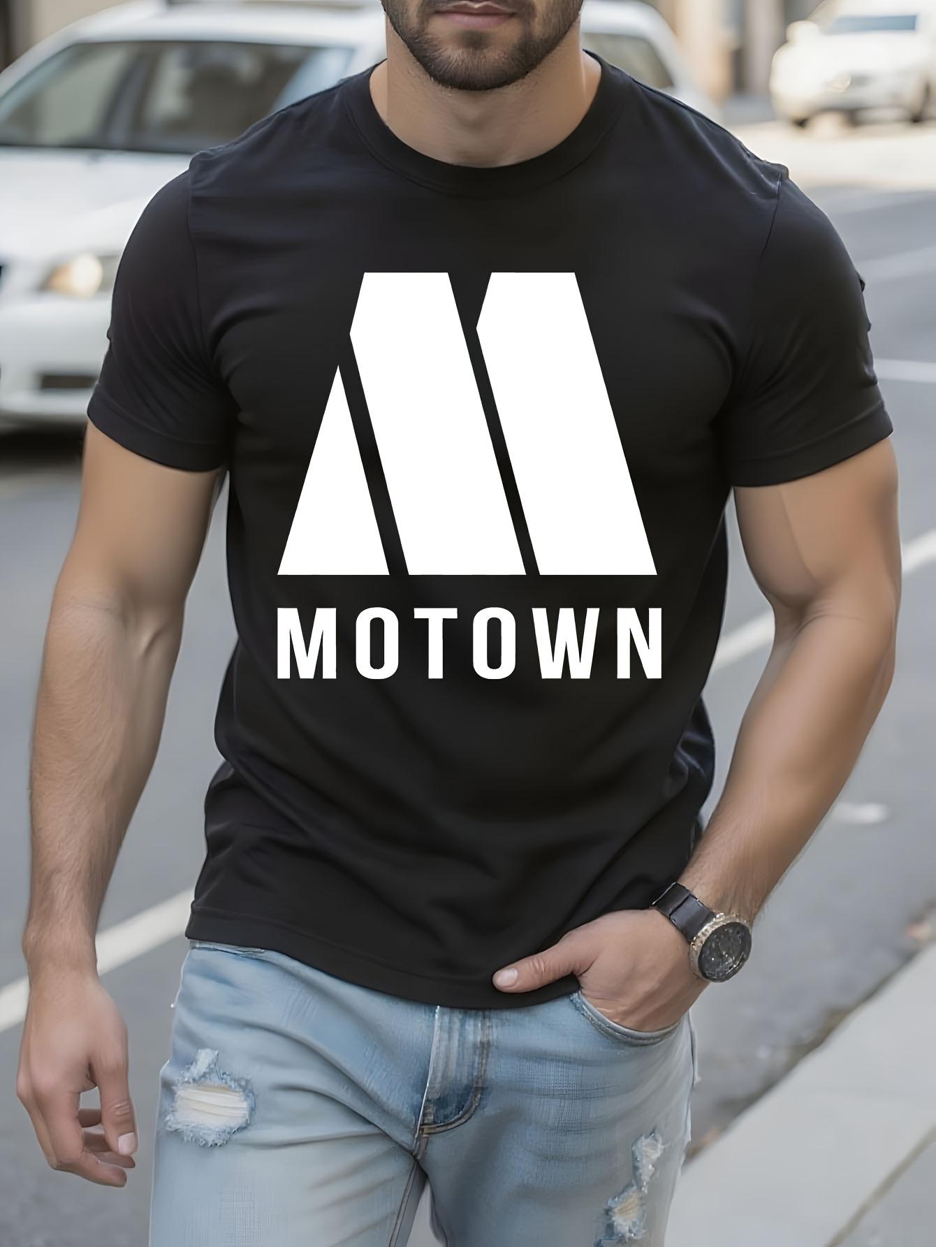 Motown Records Graphic Tshirt - Vintage Motown M Logo Tee S