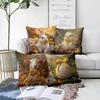 4-Piece Easter Pillowcase Set – Bunny, Lamb, Chick & Egg Designs Pillow Inserts Not Included.