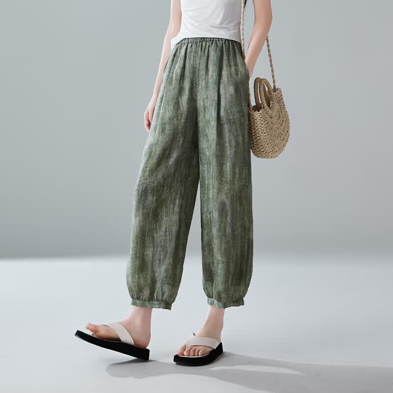 

SOFSIL Women s High-Waist Ramie Jogger Pants 27/M