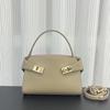 New leather women's bags, baguette bags, European and American light luxury handbags, large-capacity shoulder messenger bags, cross-border