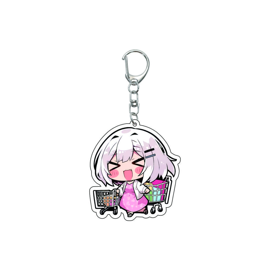 55MM Anime banG Dream Keychain Toyama Kasumi/Saya Yamabuki/Hanazono Tae Key Chain Acrylic Model Plate Christmas Gifts