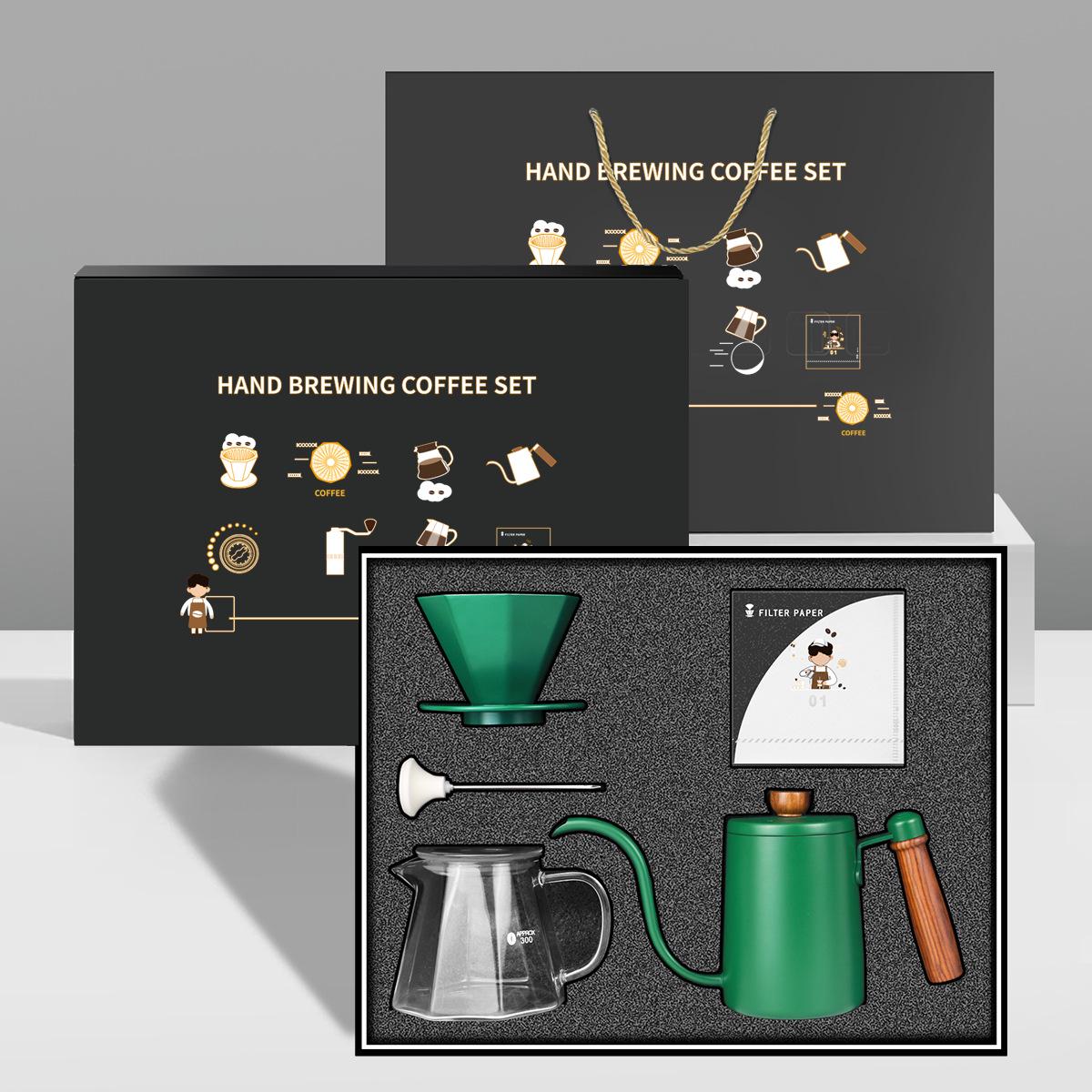 Sifay Hand-Pour Coffee Set: Gift Box with Grinder, Kettle & Drip Filter