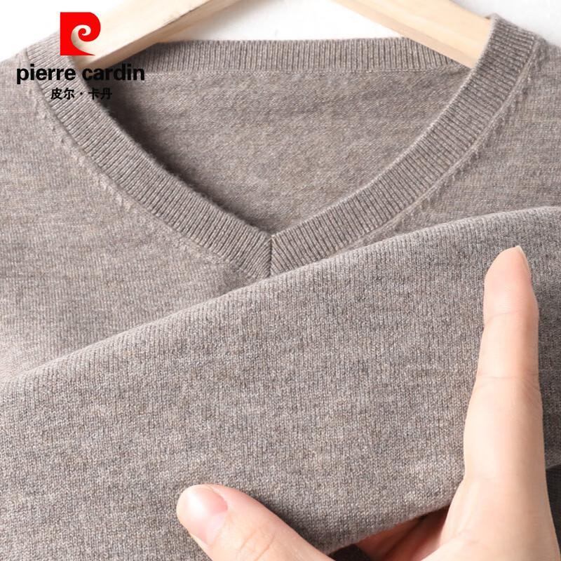 Pierre Cardin Men's 100% Pure Wool V-Neck Sweater