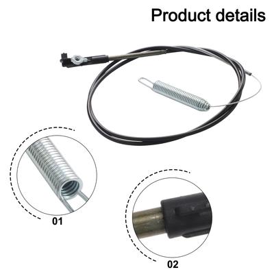Lawnmower Maintenance Brake Cable Kit Safe Operation Consistent Brake Performance Easy Installation Efficient Brake Performance