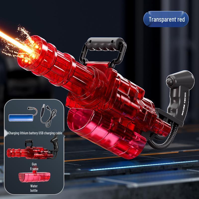 Uz Electric Water Gun: Fully Automatic, Continuous Spray, Cool Light Effects for Outdoor Water Battles
