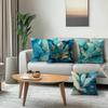4pcs/set Marble Leaf Cushions Pillowcase Polyester Cushion Cover Throw Pillow Pillowcover Home Car Sofa Decor