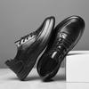 Fashion Genuine Leather Mens Casual Shoes New Trendy Minimalist Male Oxford Shoes Lace Up Formal Business Footwear Leisure Walk Sneakers