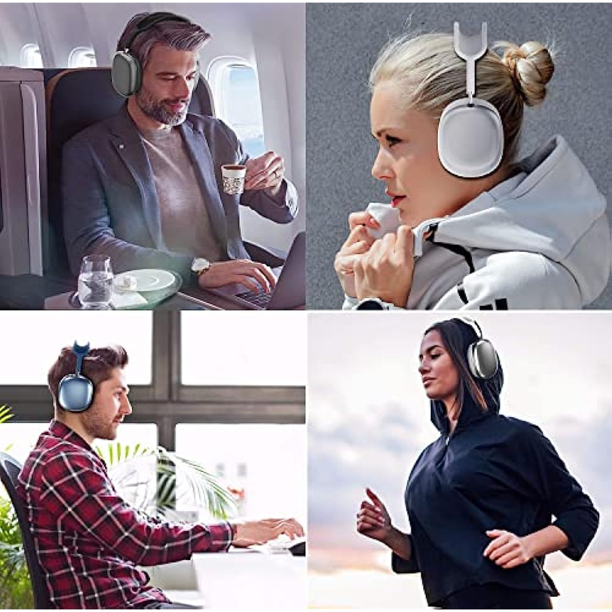 Прозрачный чехол Pretocter для наушников Air Pods Max — фото 6