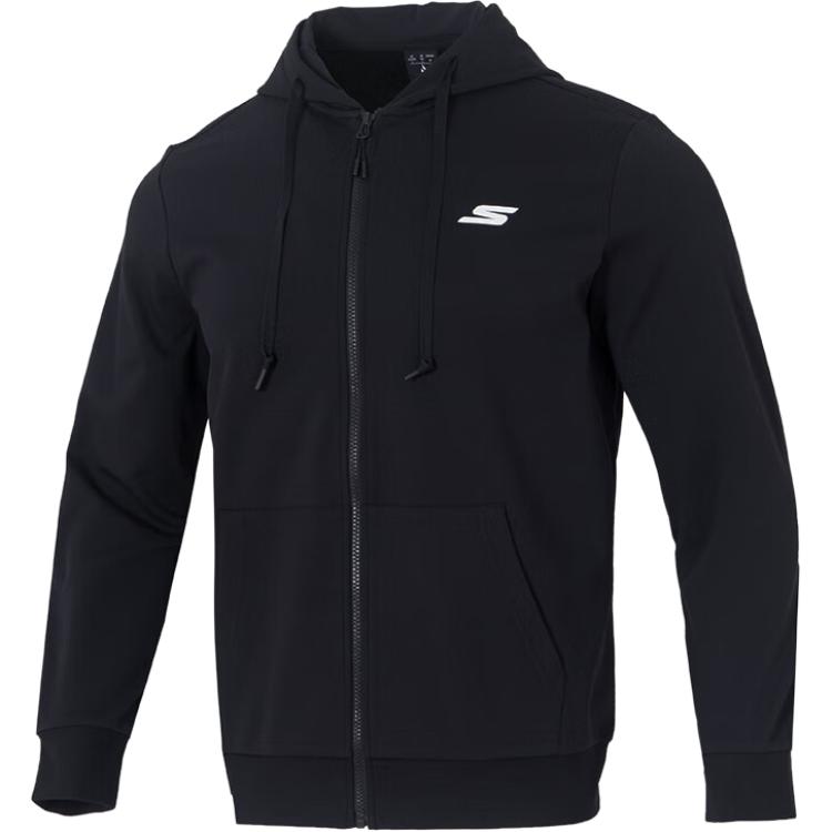 Skechers Jackets Unisex Black-03K8 Hooded (Non-detachable) Moderate P225U132-03K8
