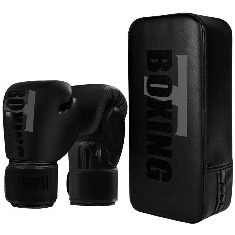 Boxing Gloves Set With Hand Targets Foot Target Kids Adults Training Sparring MMA Kickboxing