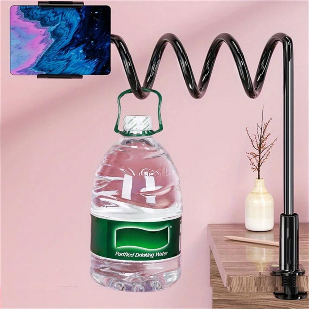 Tablet Cell Phone Bracket Lazy Bracket Adjustable Universal 360 Degree Rotation Flexible Long Arms Clip Mount Gooseneck Phones Stand