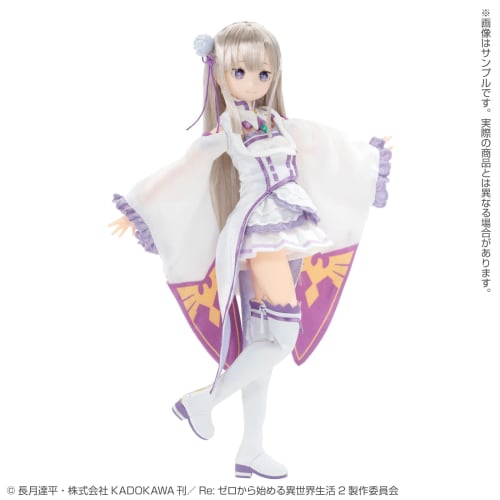 Azone International 1/6 Scale Pureneemo Character Series 143 "Re:ZERO -Starting Life in Another World-" Emilia, Approximately 26cm Tall, Soft Vinyl