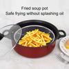 Multifunktionale Bratpfanne, Bratpfanne, Suppentopf, Topf für gebratene Spieße, Pommes-Frites-Bratpfanne, Haushaltsgebrauch