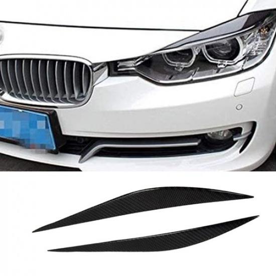 2X Carbon Fiber Car Bumper Corner Anti-Scratch Protector sticker For BMW 3 EOA