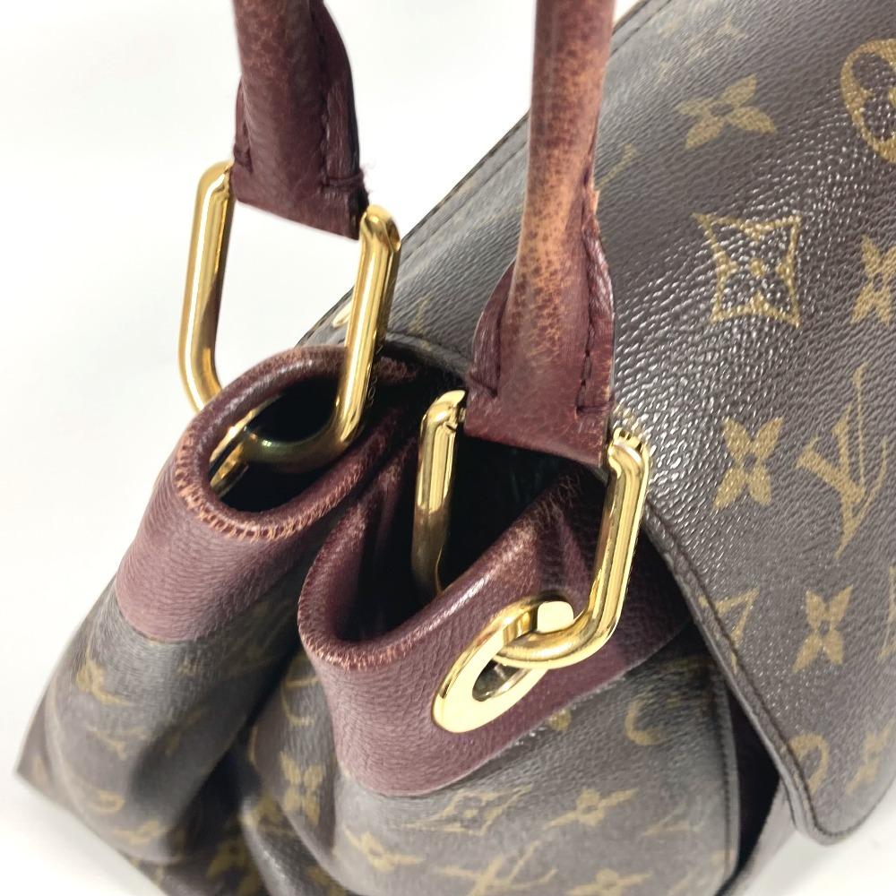 Louis Vuitton M40579 Monogram Oramp Tote Bag Flap Shoulder Bag Brown/purple