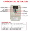 220VAC Variable Frequency Drive VFD Speed Controller for Single Phase 0.75kW AC Motor Inverter Motor Drive