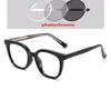 0 -0.5 -0.75 To -6.0 Anti Blue Rays Aspherical Lens Leopard Frame Oval Minus Diopter Glasses Unisex TR90 Prescription Spectacles