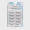 Meiliyue New Japanese 5-Pair Sharp False Eyelashes - Transparent Stem & Thick Fairy Style 026