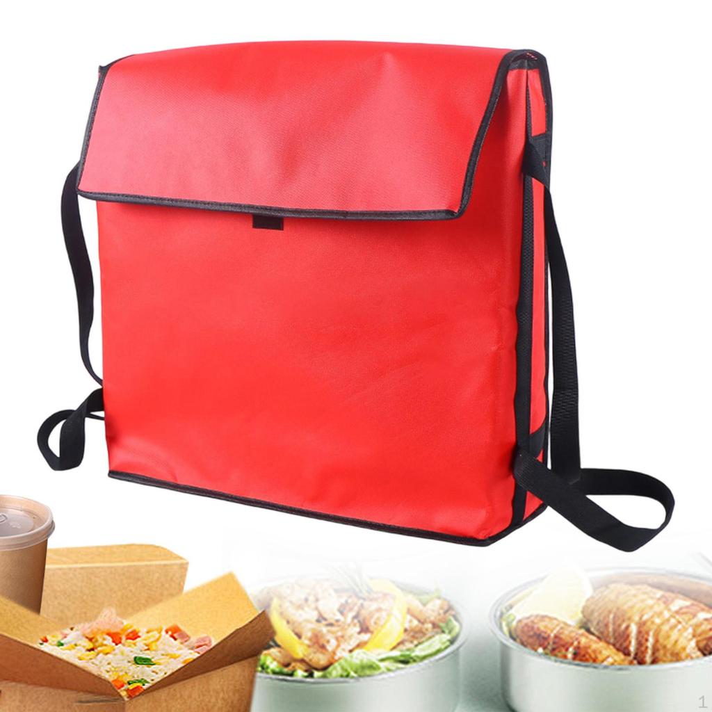 Bag Lunch Pack Sturdy Non-woven Multifunctional Pizza Carrier Insulated Warmer for Catering