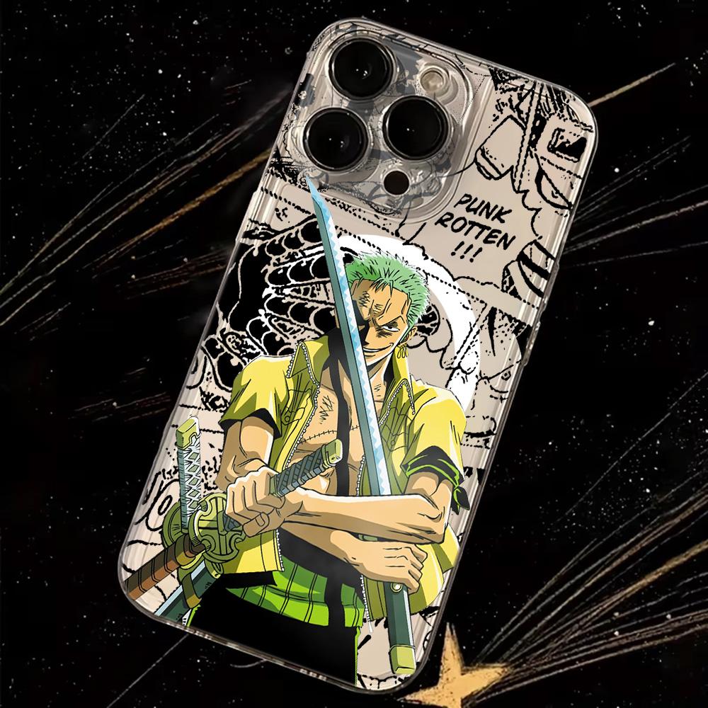 Anime Ones Pieces Luffys Magnetic Phone Case for iPhone 17 16 15 14 13 12 11 8 7 Air Plus Pro Max X XR XSMax Soft Clear Tpu