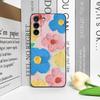 Art Oil Painting Flower Phone Case for Samsung S25 S24 S23 Ultra S22 Plus S21 S20FE S25edge M54 M55 5G Soft Silicone Back Covers
