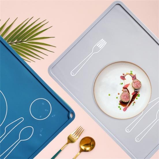 Tischmatte Essen Antihaftend Verbrühschutz Grad Verdicken Kindergarten Kinder Abendessen Silikonmatte