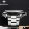ADDIESDIVE Luxury GMT Quartz Watch Swiss Ronda 515-24H Dial 38mm Stainless Steel 200M Water Resistant Sapphire Glass Wristwatch