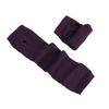 1 Pair Striped Half Finger Arm Covers Women Crochet Knitted Arm Wrist Gloves Hand Warmer