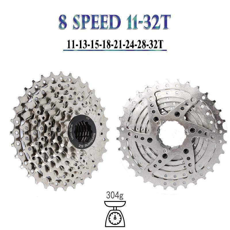 SUNSHINE Road Bike Freewheel 8 9 10 11 12 Speed Cassette 11-23T/25T/28T/30T/32T/34T K7 Bicycle Flywheel Sprocket for SHIMANO