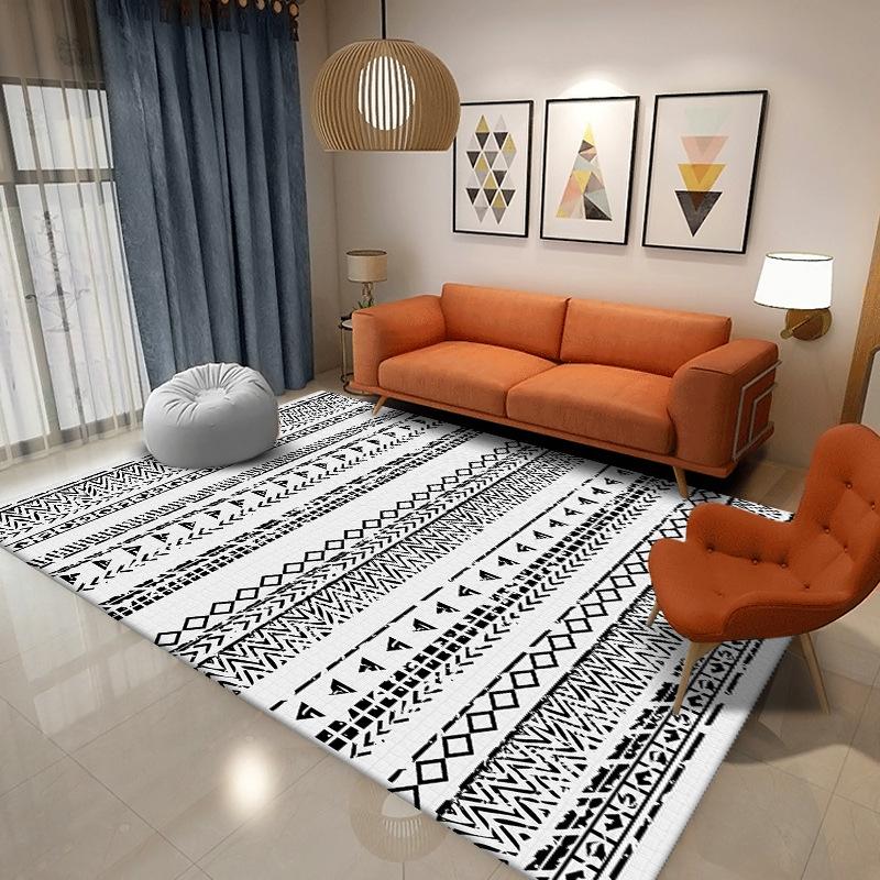 Bohemian Living Room Carpet Coffee Table Sofa Bedroom Room Bedside Carpet Home Large Area Floor Mat