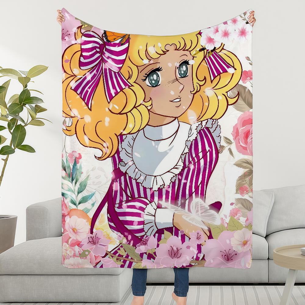 

Blanket Throw Super Cosy Plush Living Candy Room Sofa Couch Anime Childish Birthday Candy Gifts 30x40in