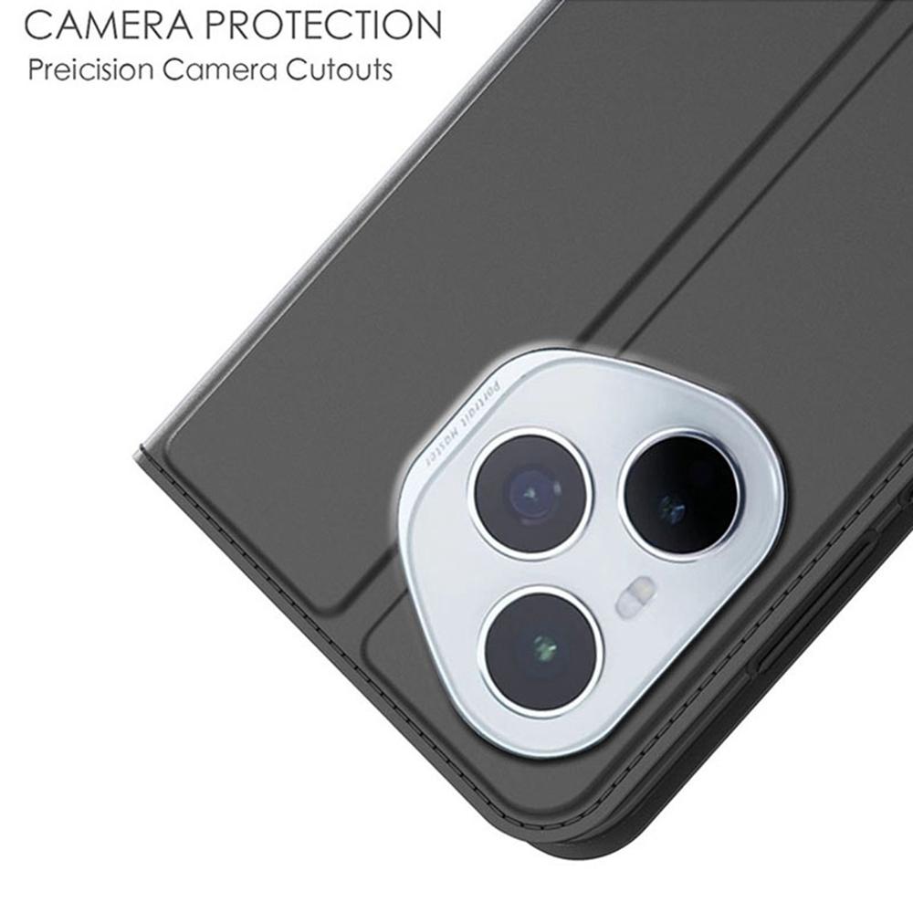 Pentru Honor 400 Pro 5G (Global) Husă de telefon din piele PU cu suport pentru carduri și suport