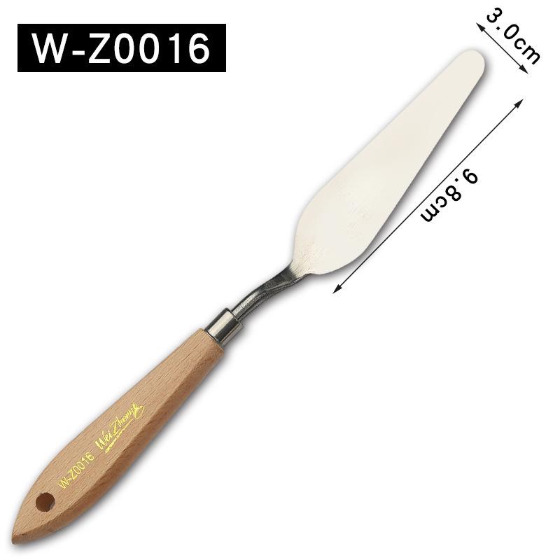 5-Piece Stainless Steel Palette Knife Set for Gouache and Oil Painting