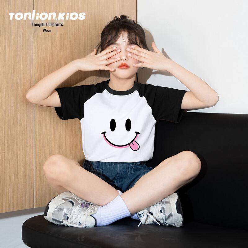 Tangshi Girls Short Sleeve T-Shirt 160